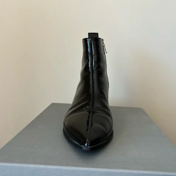 Everlane Boss Boot Black Patent - Picture 10 of 16